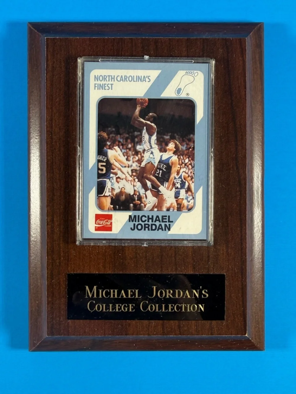 1989-90 Collegiate Collection/Coca- Cola North Carolina’s Finest - Jordan #18
